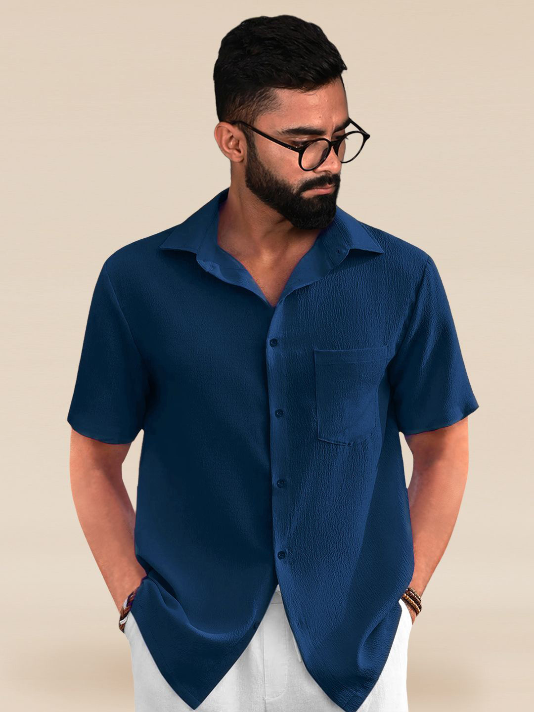 

Moda Rapido Men Standard Opaque Casual Shirt, Teal