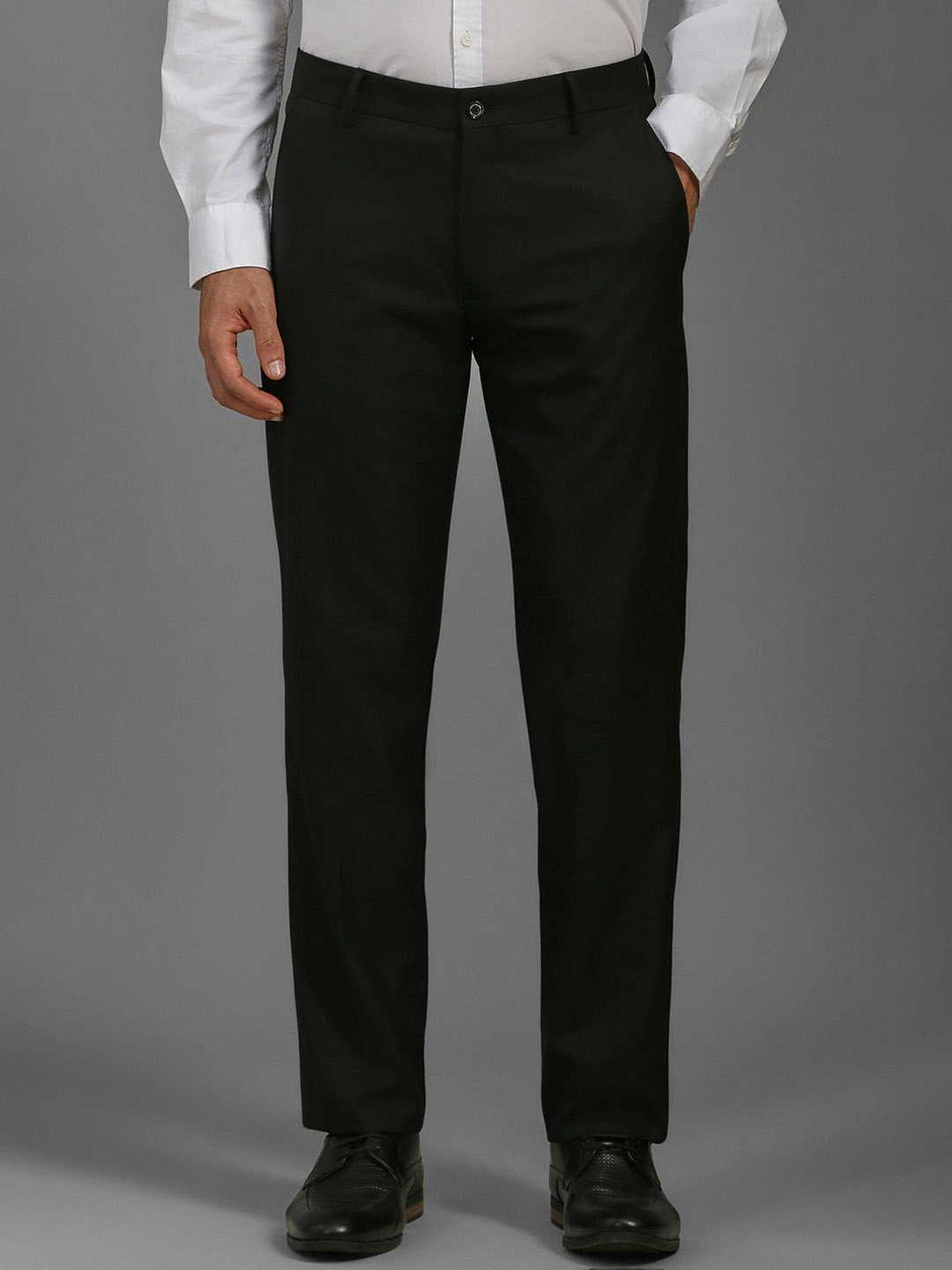 

Louis Philippe Men Trousers, Black