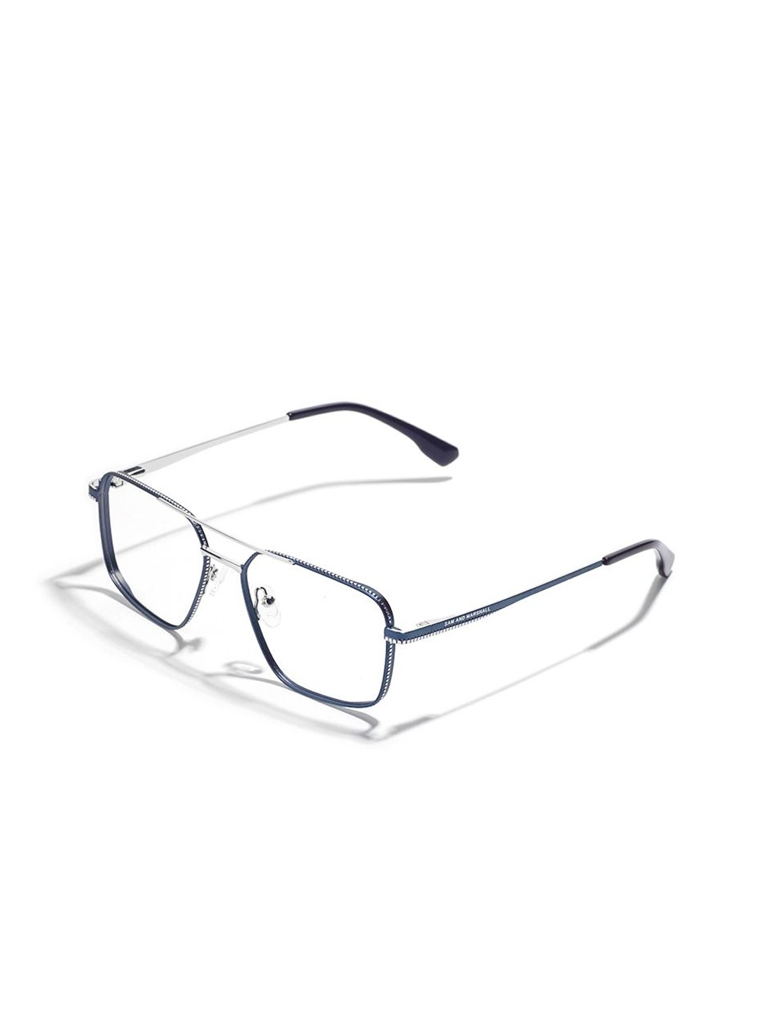 

SAM & MARSHALL Unisex Full Rim Square Frames, Blue