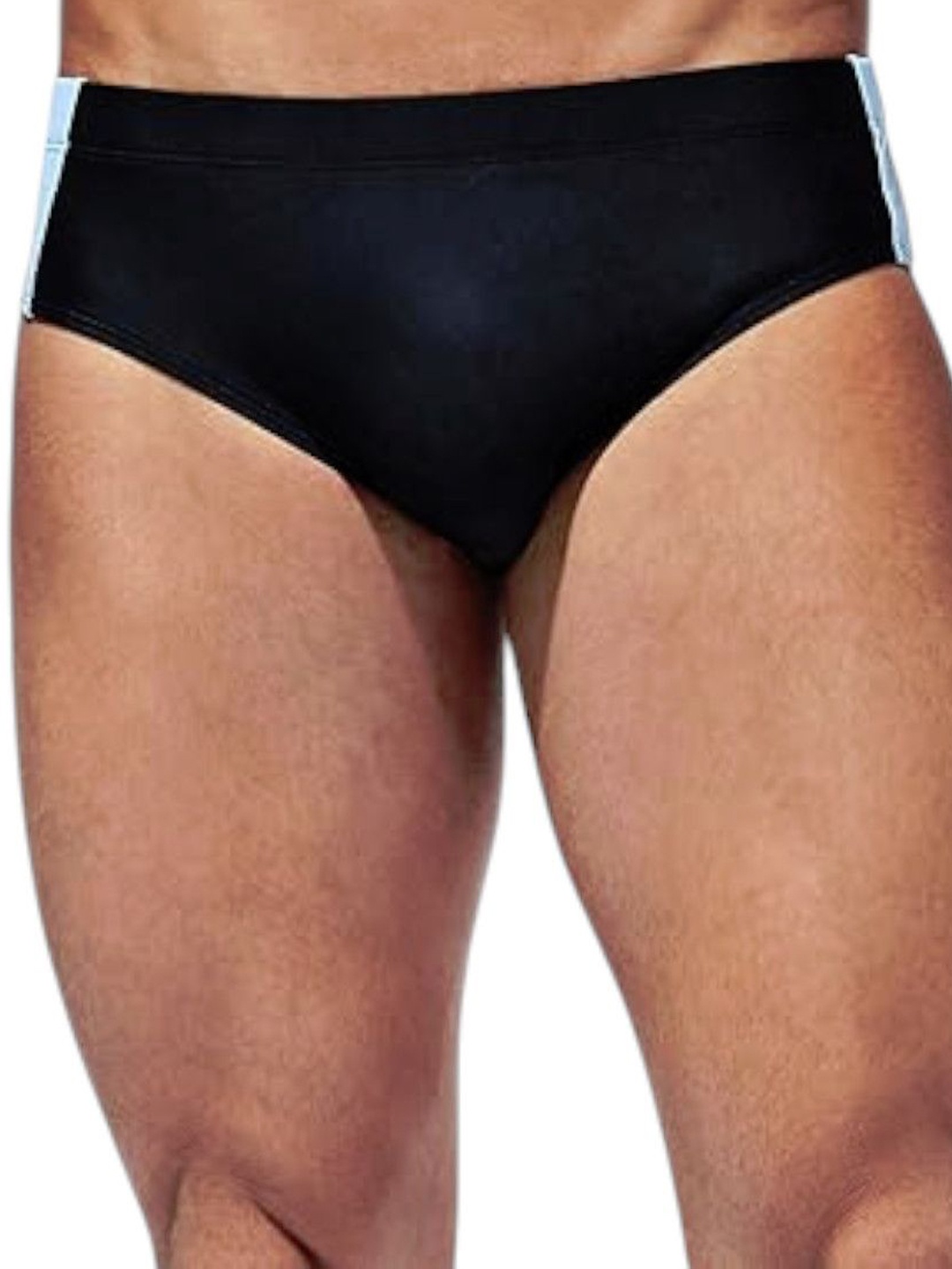

Aqua Holic Mid-Rise Swim Bottoms, Black