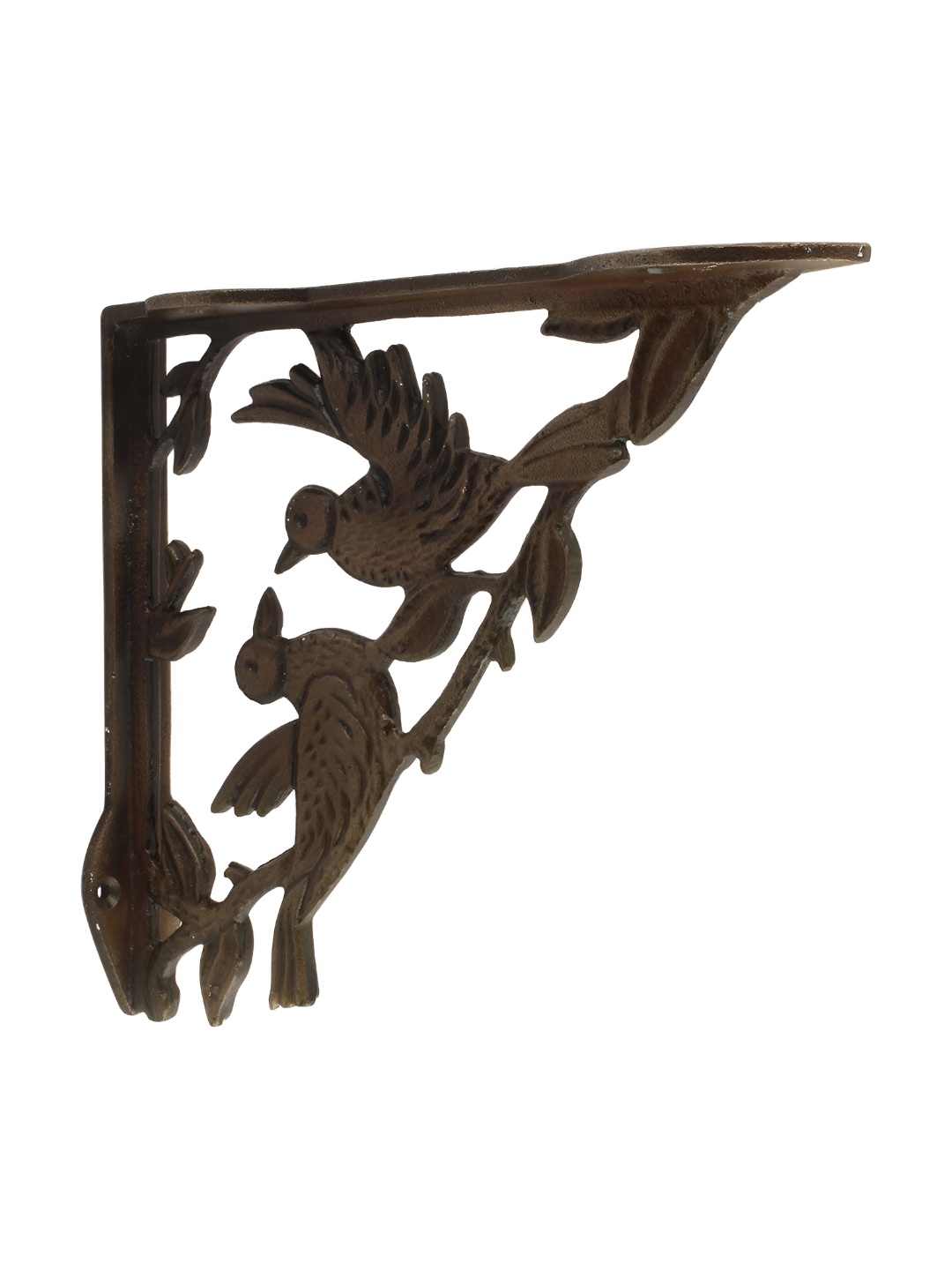 

Indianshelf Brown Two Birds Curtain Rods With Brackets