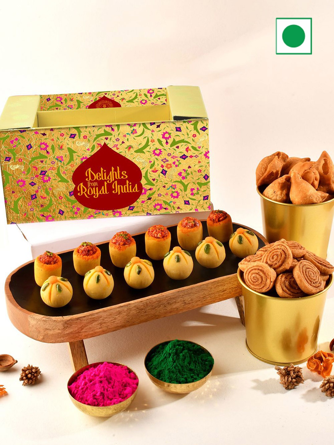 

RawFruit Holi Sweets Joyful Gift Pack, Yellow