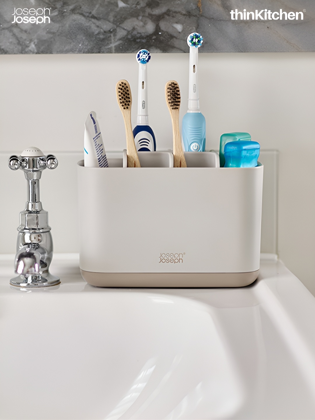 

Joseph Joseph Beige Solid Polypropylene