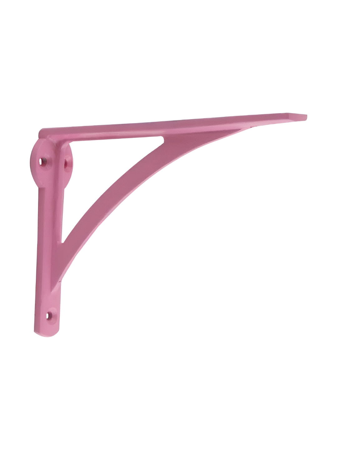 

Indianshelf Pink Triangular Shaped Wall Hanging Plant Holder Iron Bracket