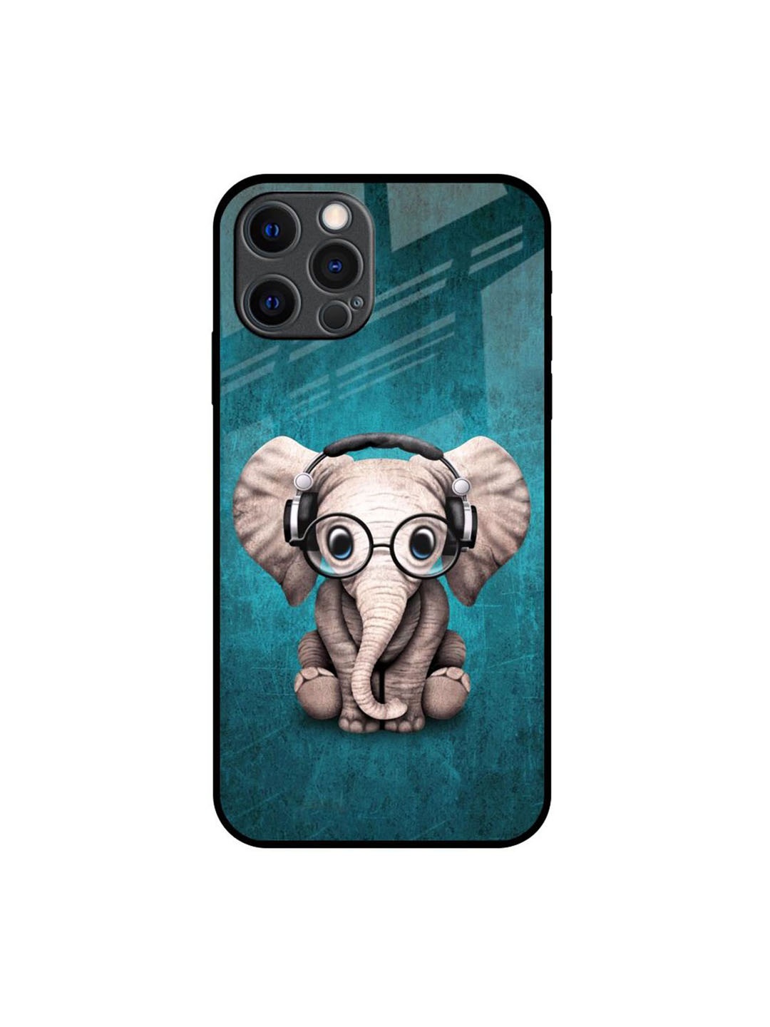 

QRIOH Quirky Printed iPhone 12 Pro Max Back Case Mobile Accessories, Blue