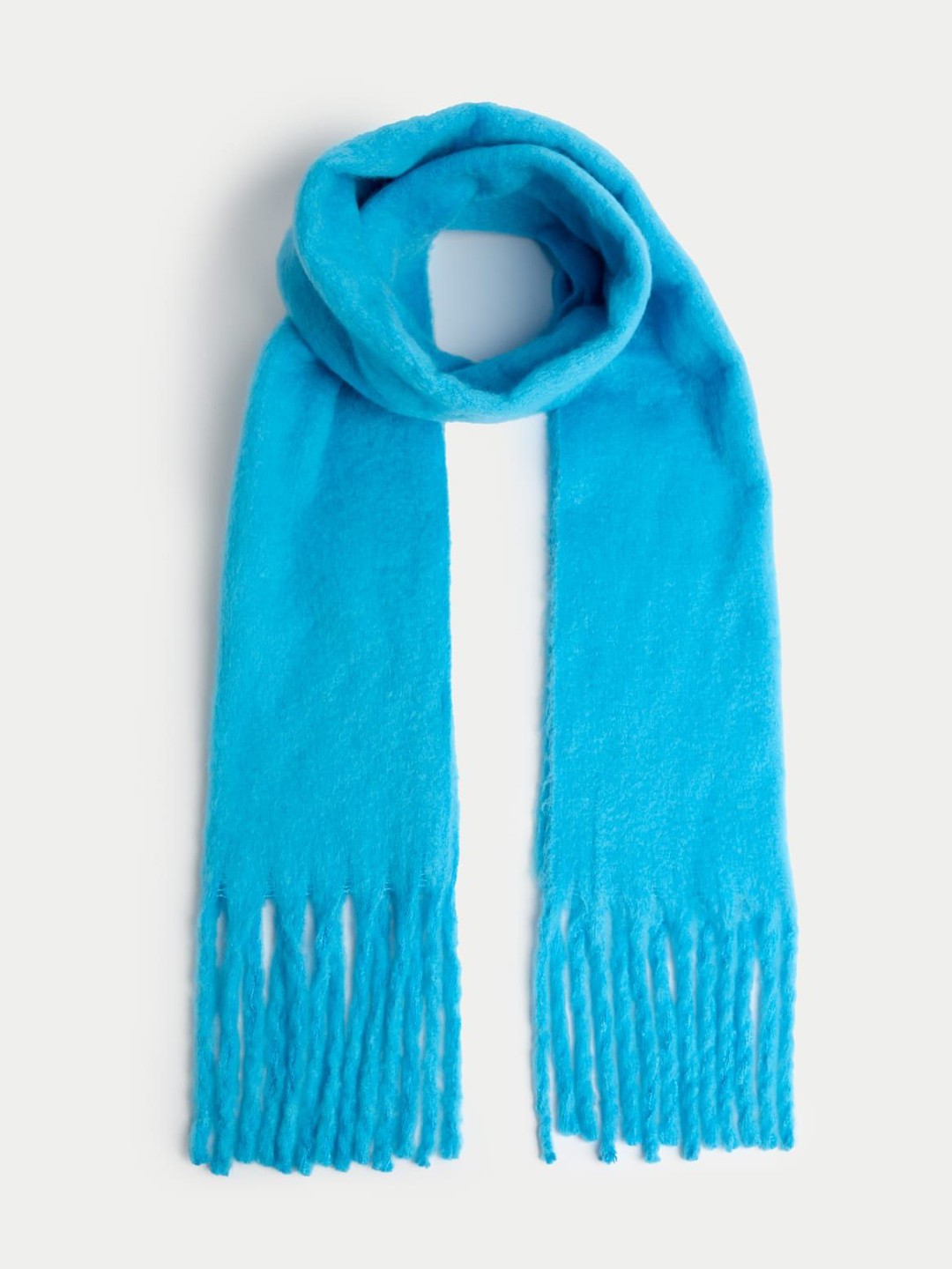 

Marks & Spencer Women Tasselled Border Scarf, Blue