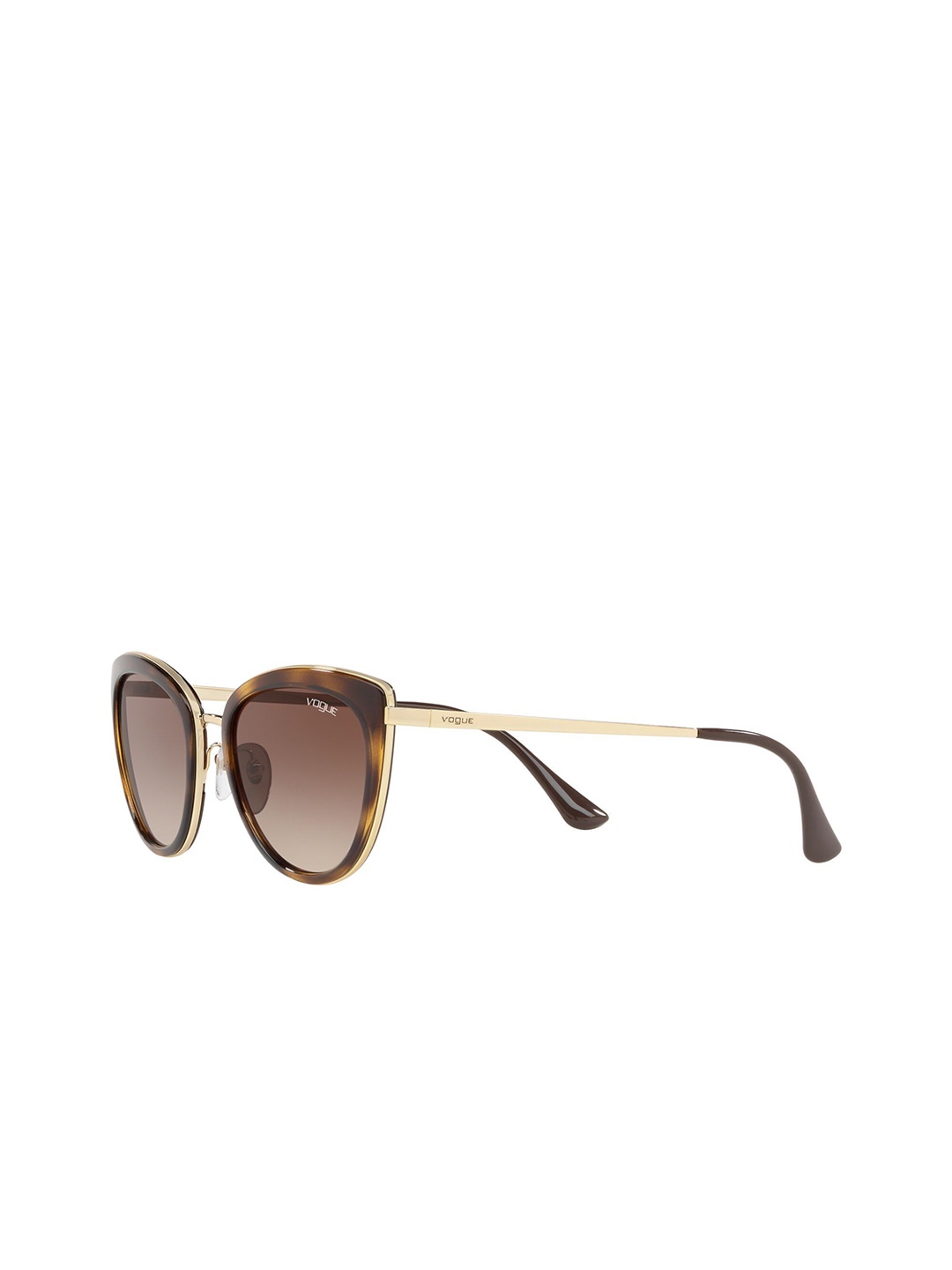 

vogue Women Butterfly Sunglasses with UV Protected Lens, Brown