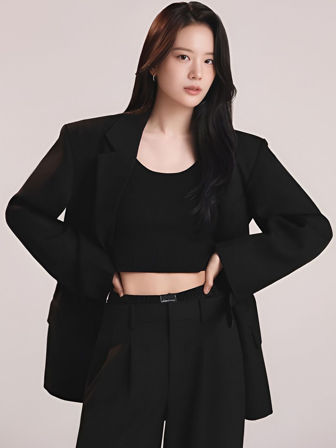 

Shiv traders collection Single Breasted Blazer, Black