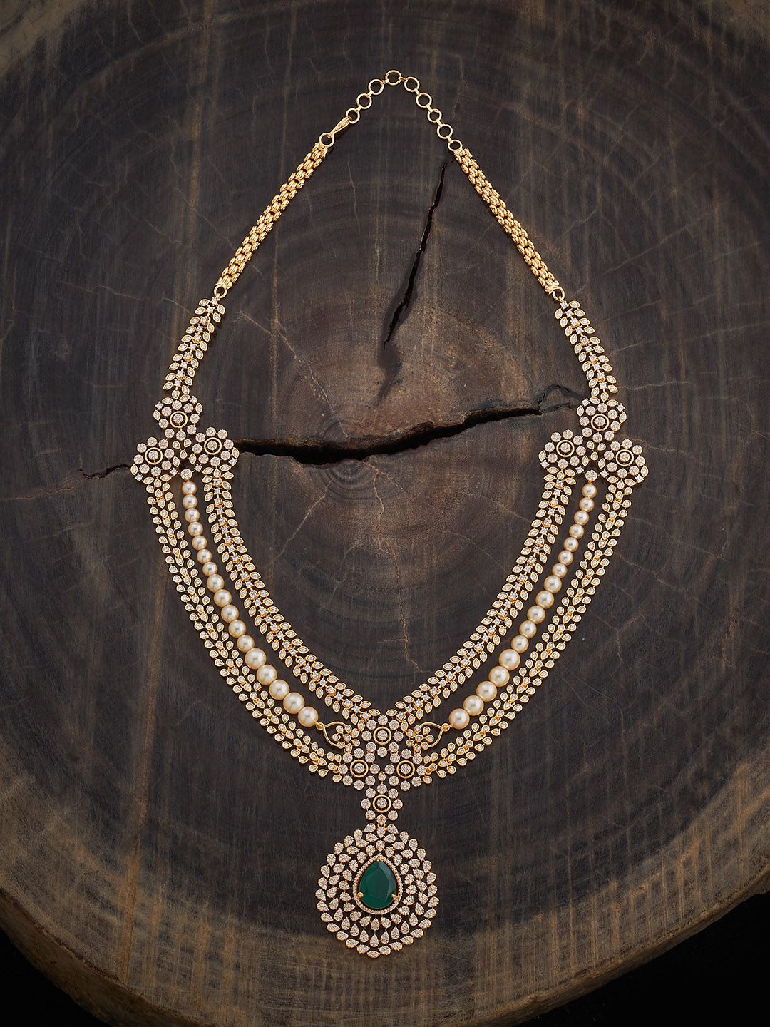 

Kushal's Fashion Jewellery Copper Gold-Plated Necklace