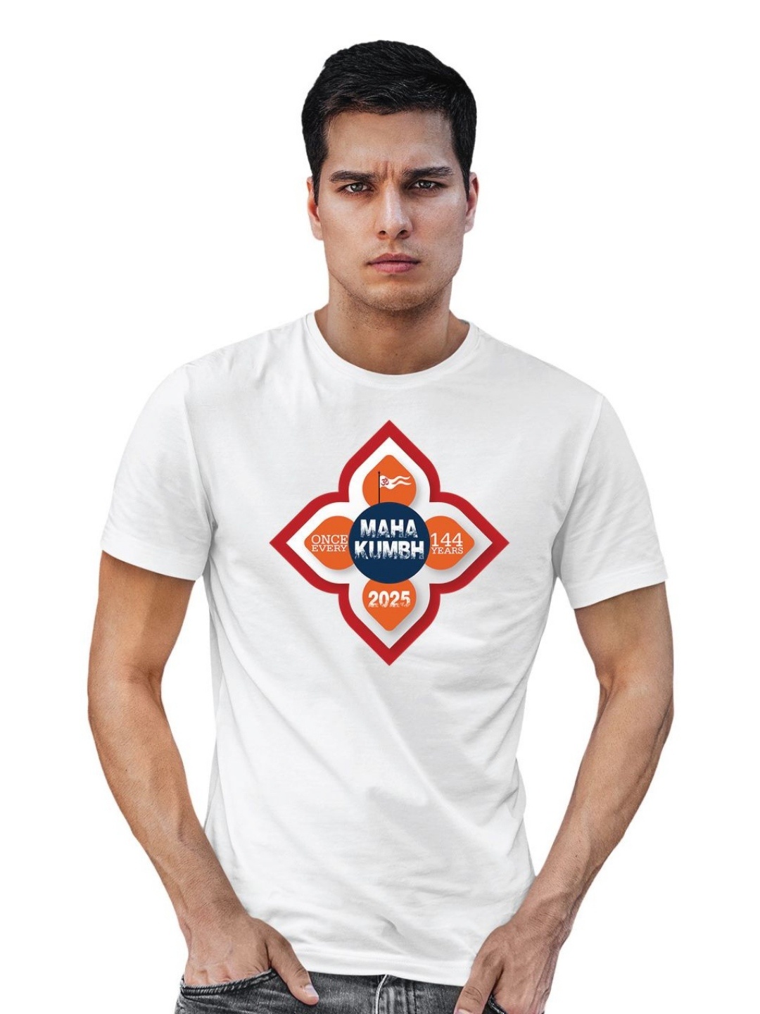 

Tantra Men Printed T-shirt, White