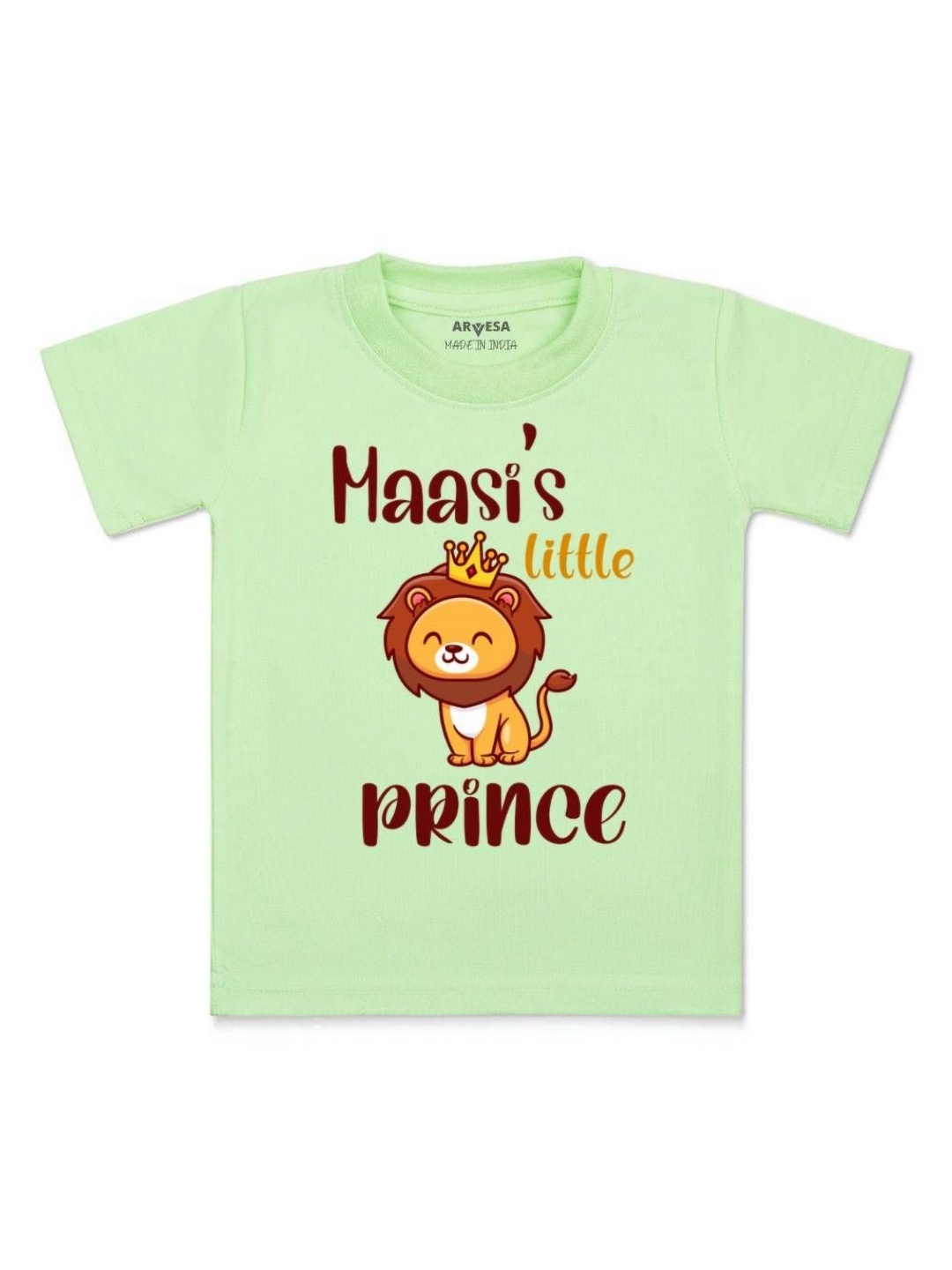 

Arvesa Kids Maasi Little Prince Printed Tshirt, Green