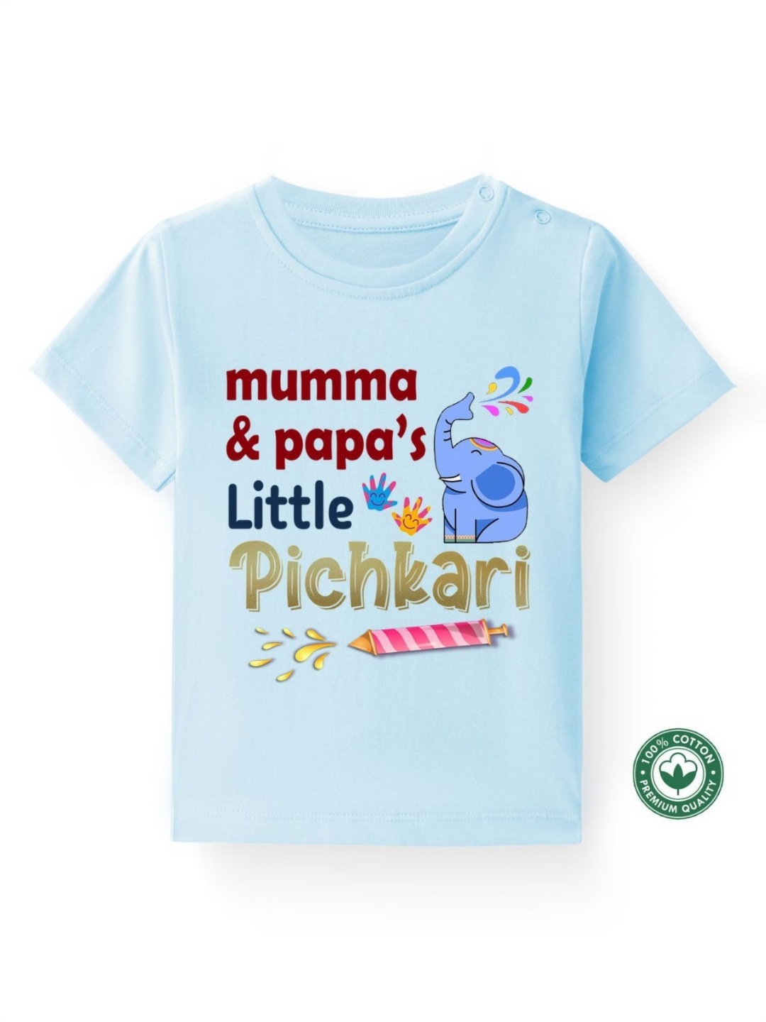 

BLUSHES Kids Printed T-shirt, Blue
