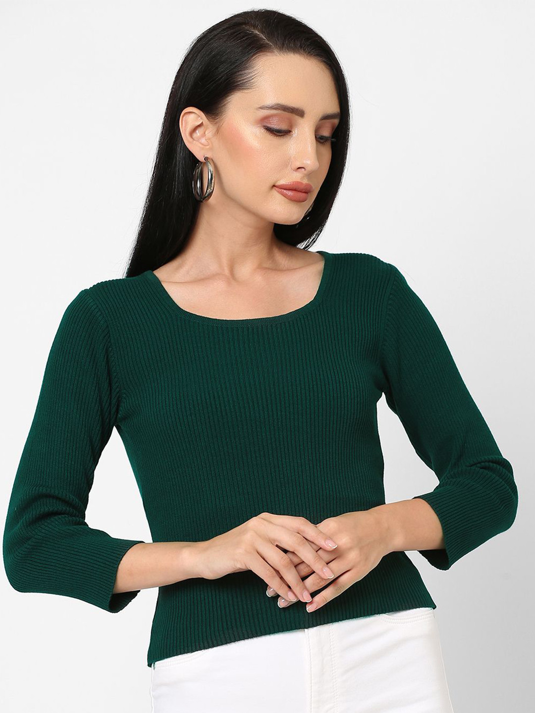 

Kraus Jeans Crop Top, Green