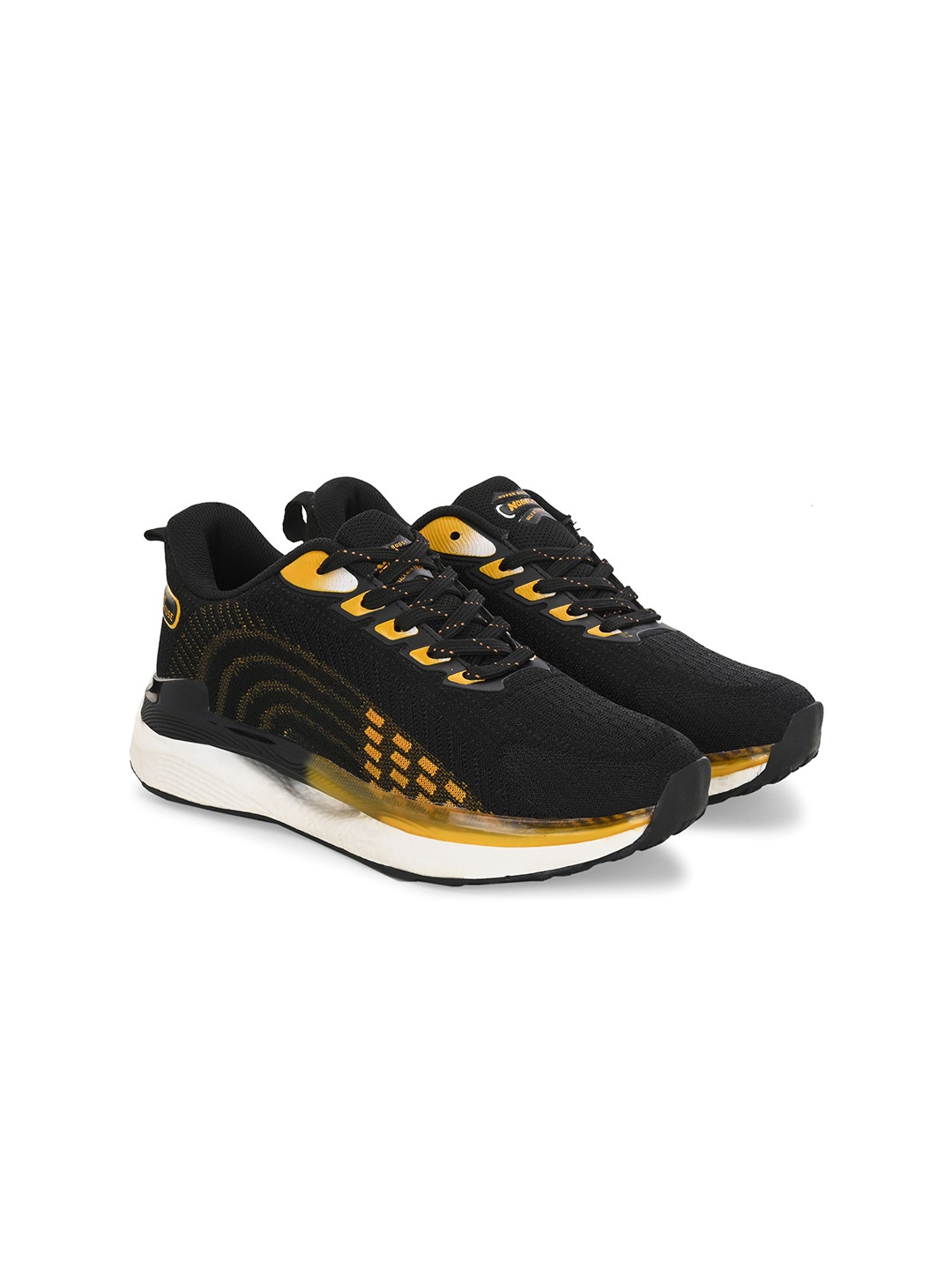 

NOBELITE Men Running Non-Marking Shoes, Black