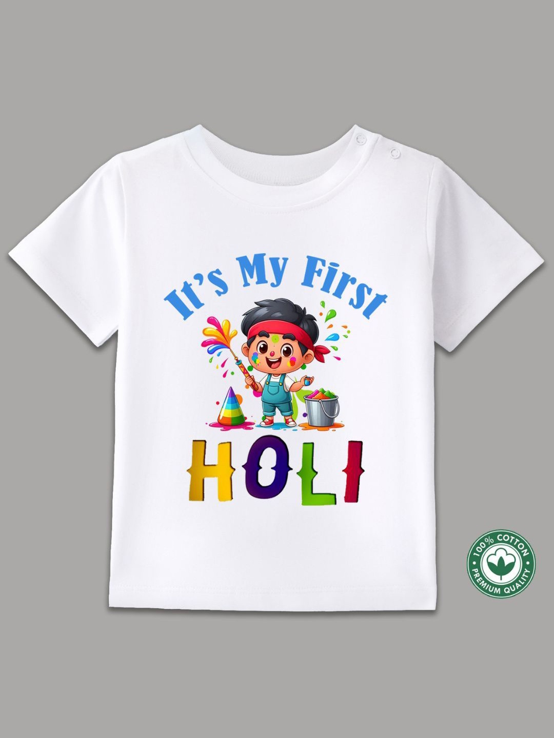 

BLUSHES Kids Printed T-shirt, White