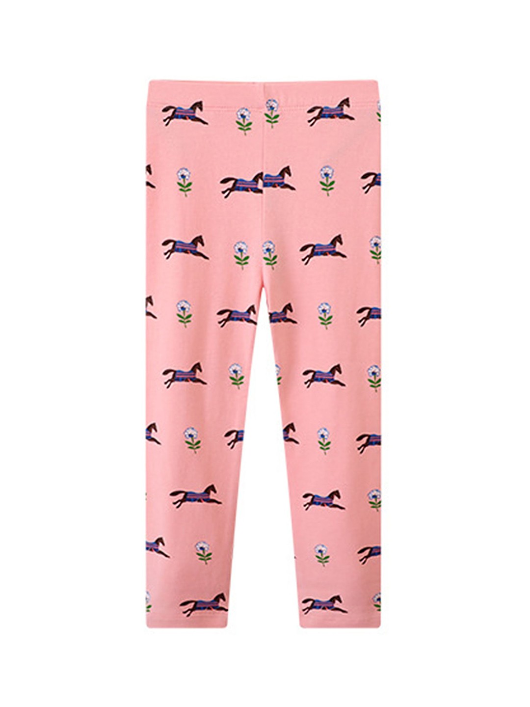 

LULU & SKY Girls Novelty Printed Ankle Length Leggings, Pink