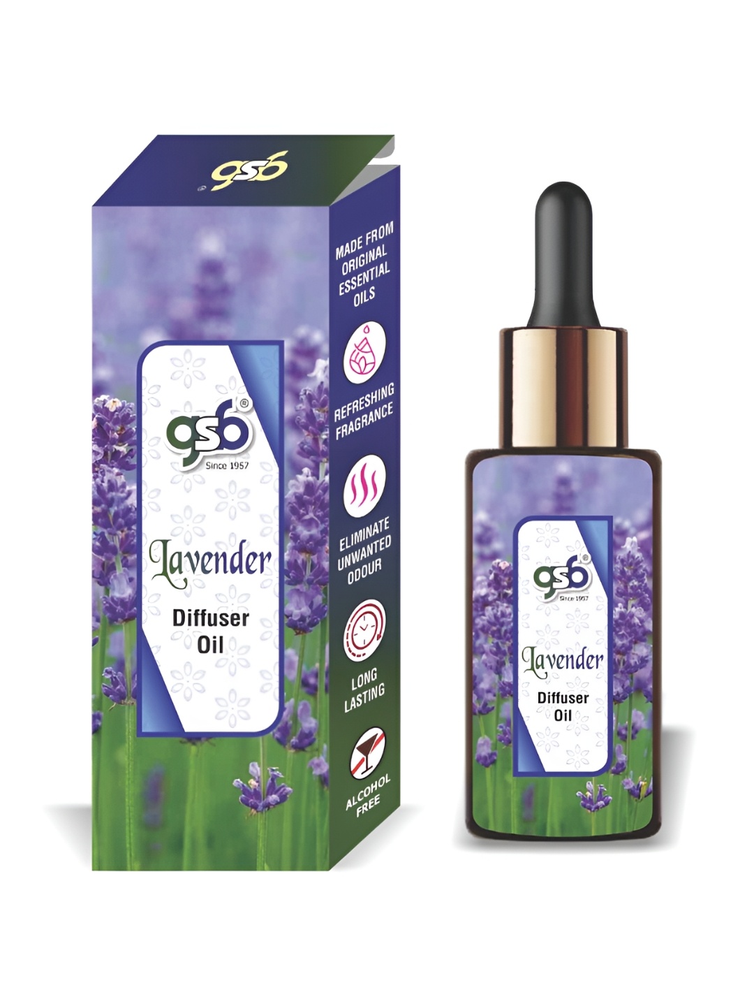 

GSB Transparent Lavender Diffuser Oil - 15 ml