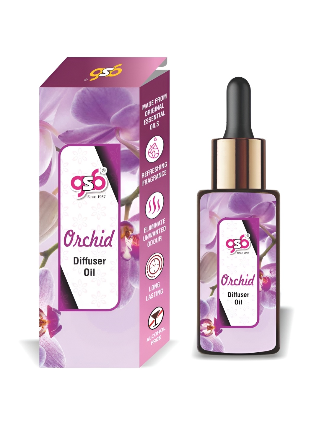 

GSB Transparent Orchid Diffuser Oil - 15 ml