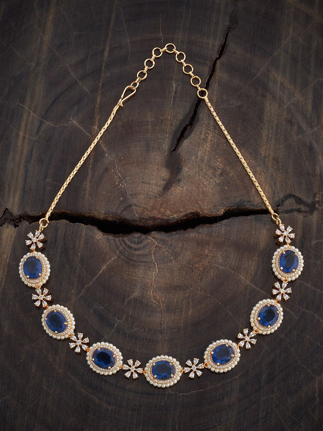 

Kushal's Fashion Jewellery Copper Gold-Plated Necklace