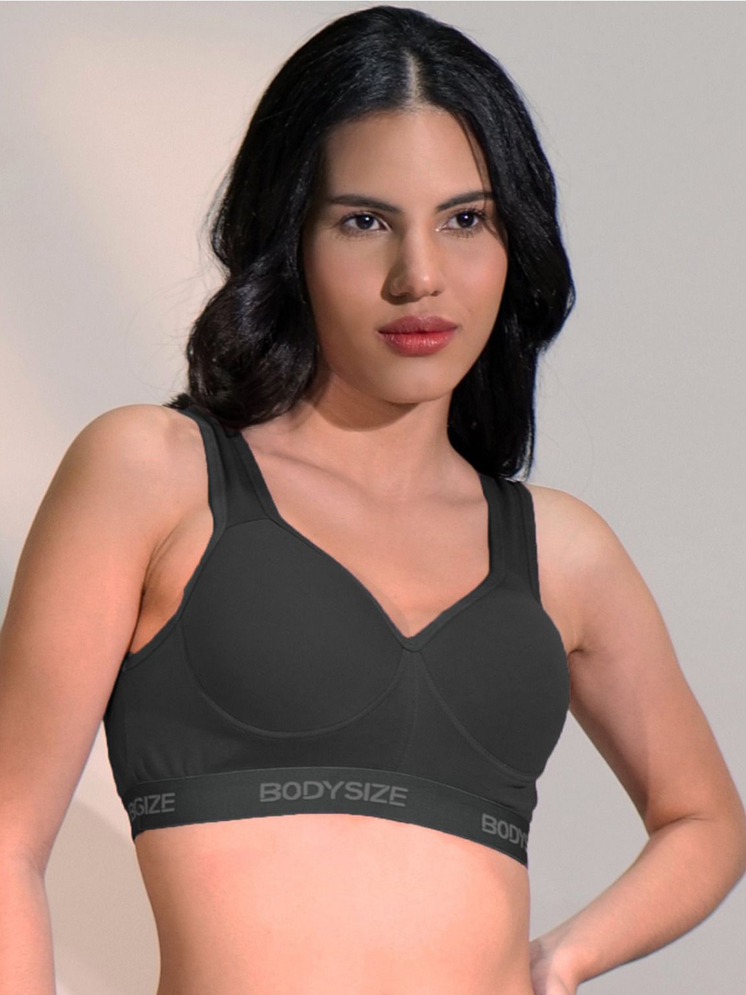 

BODYSIZE Bra Full Coverage Heavily Padded, Black