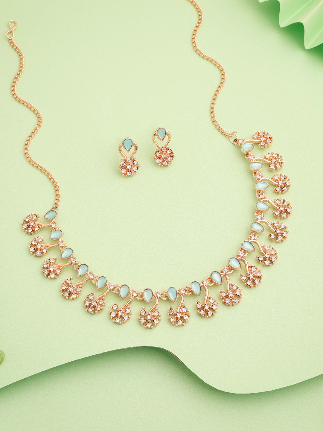 

Anouk Gold-Plated Stone-Studded Jewellery Set