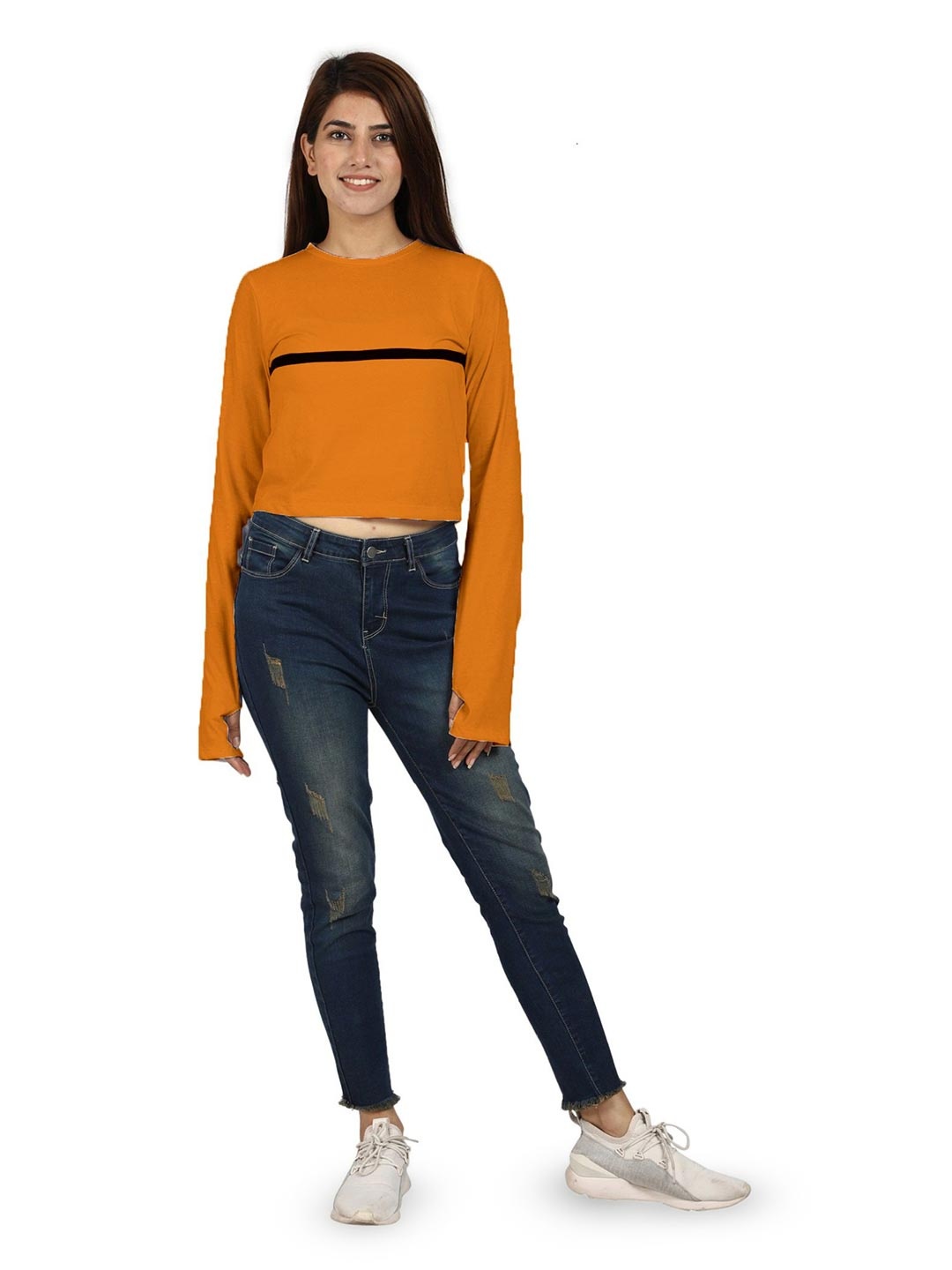 

ROARERS Cotton Crop Top, Na