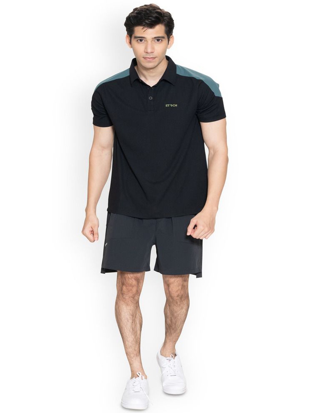 

STRCH Men Outdoor Shorts, Black