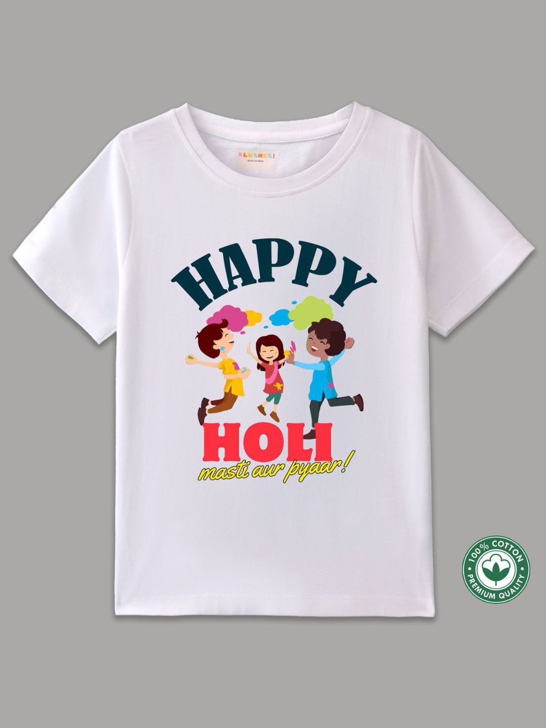 

BLUSHES Kids Printed T-shirt, White