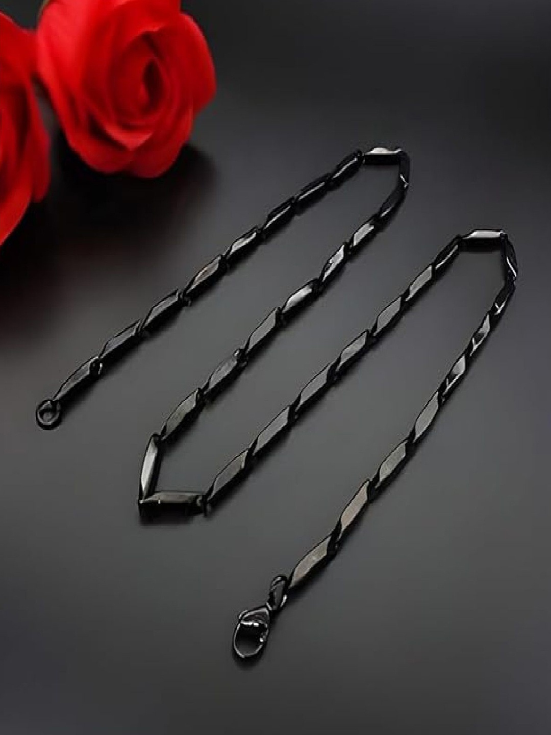 

RUHI COLLECTION Unisex Rhodium-Plated Chain, Silver