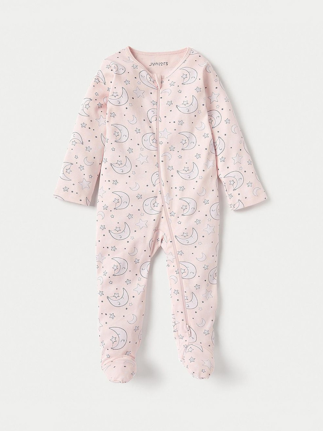 

Juniors by Babyshop Girls Printed Sleepsuit, Pink