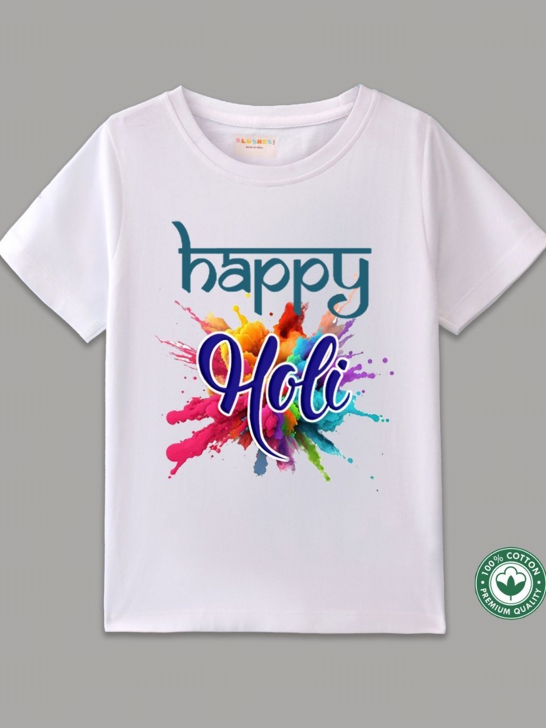 

BLUSHES Kids Printed T-shirt, White