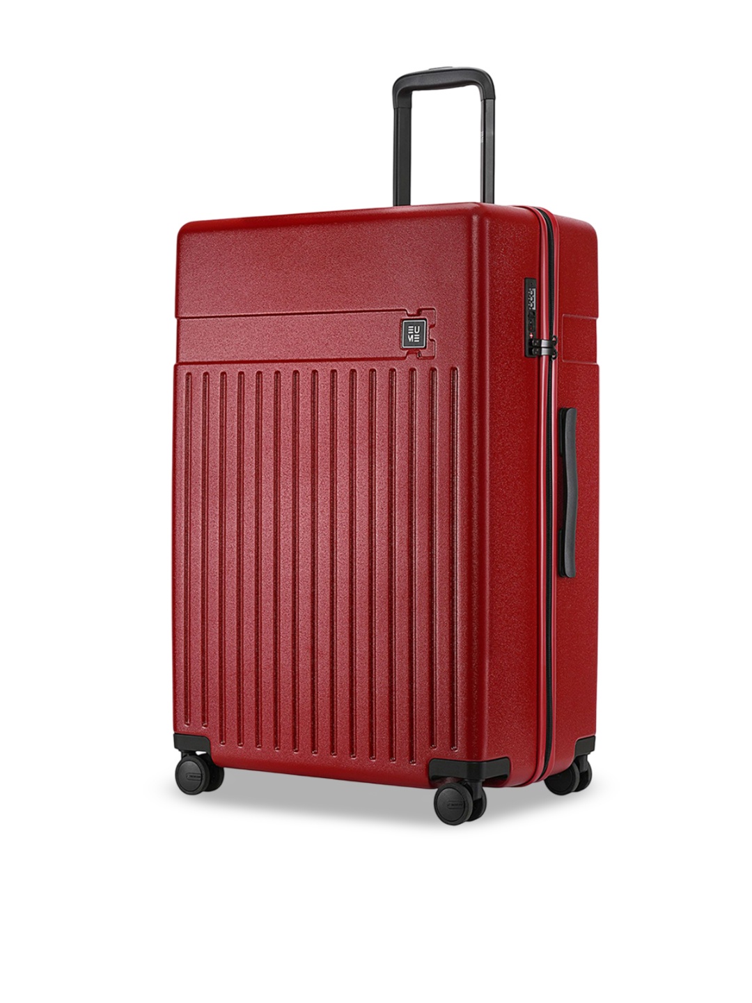

EUME Hard-Sided Large Trolley Suitcase, Red
