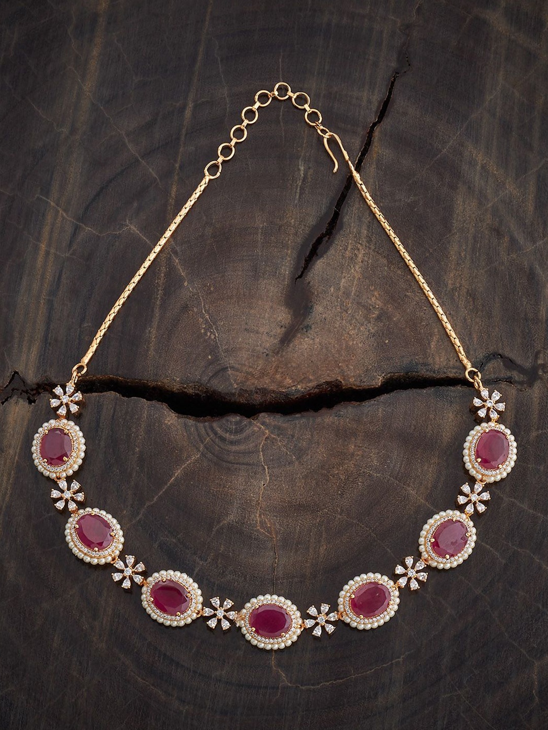 

Kushal's Fashion Jewellery Copper Gold-Plated Necklace