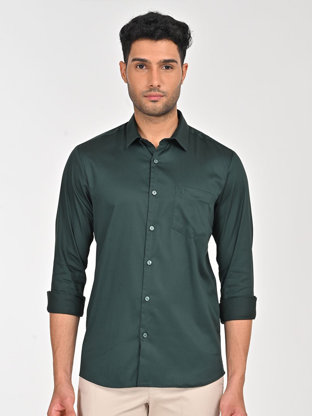 

Indian Terrain Men Slim Fit Opaque Casual Shirt, Yellow