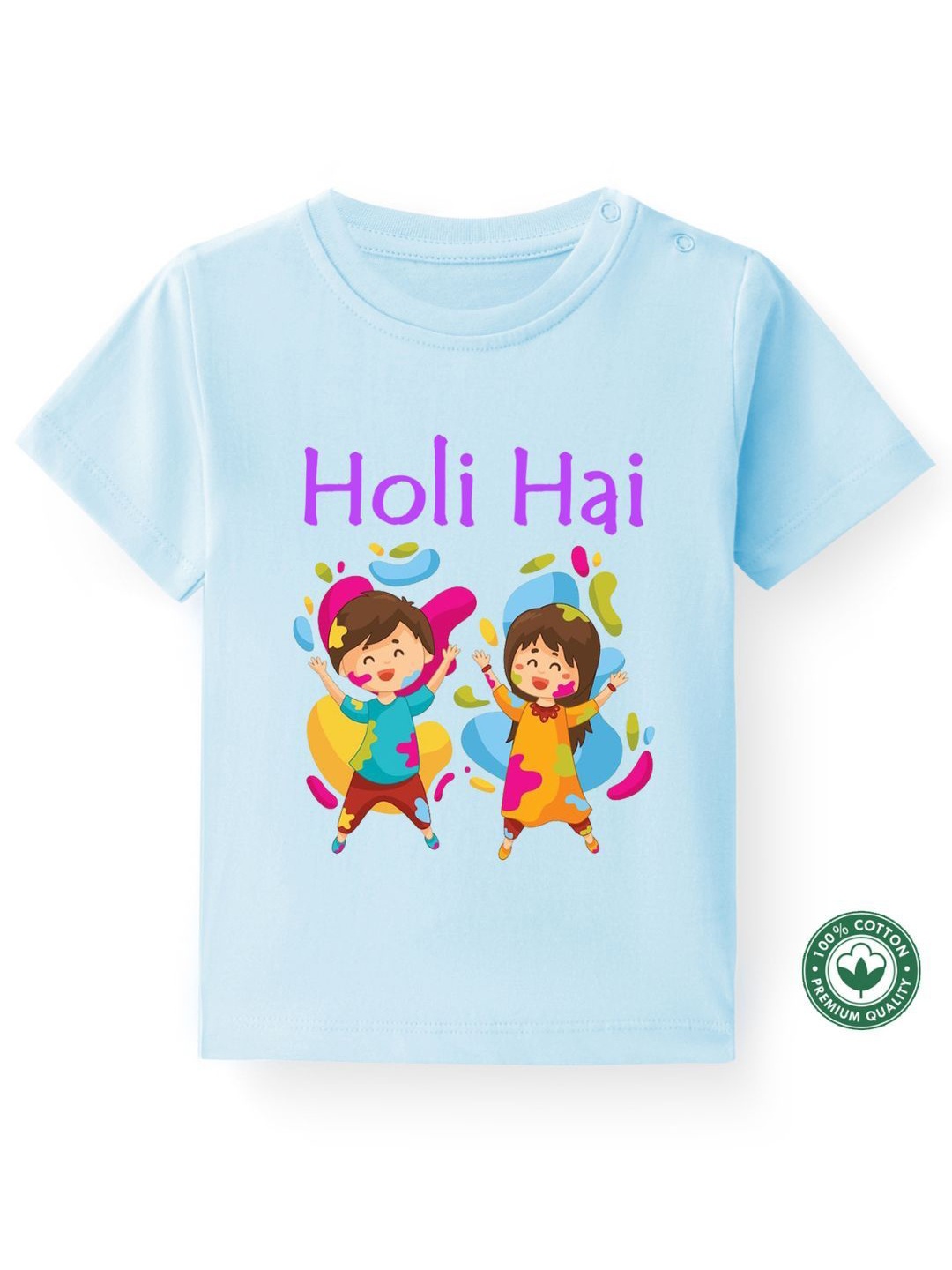 

BLUSHES Kids Printed T-shirt, Blue