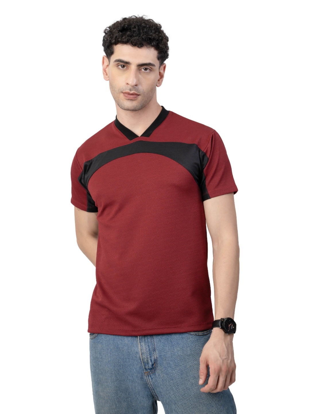 

CENSE Men Pockets T-shirt, Red