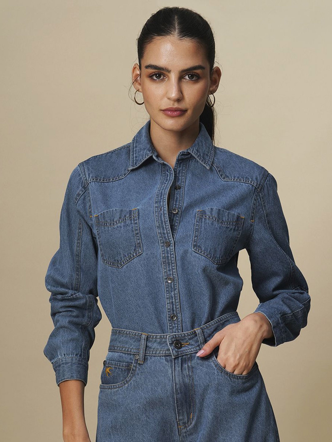 

Chemistry Women Denim Jacket, Blue