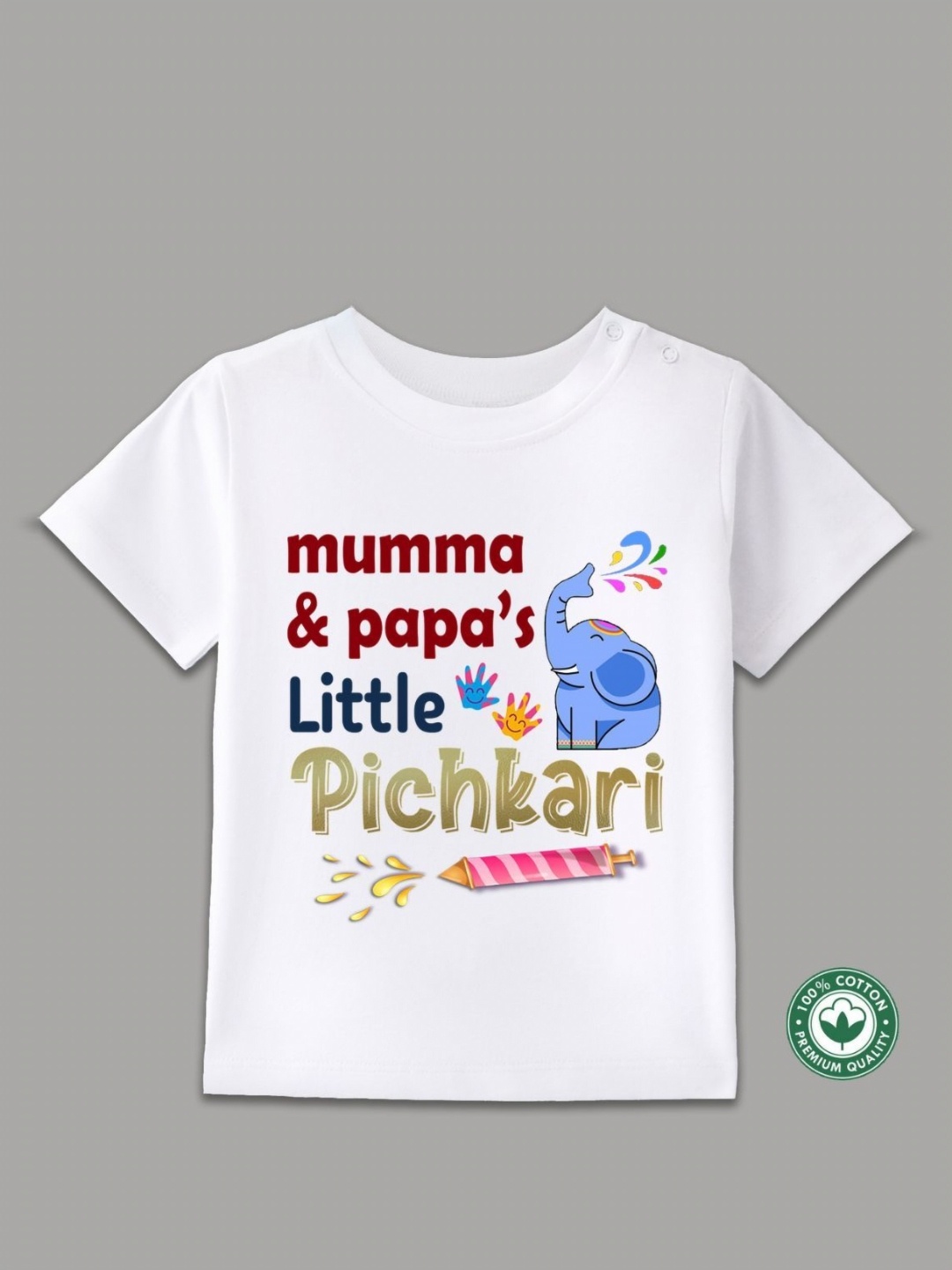 

BLUSHES Kids Printed T-shirt, White