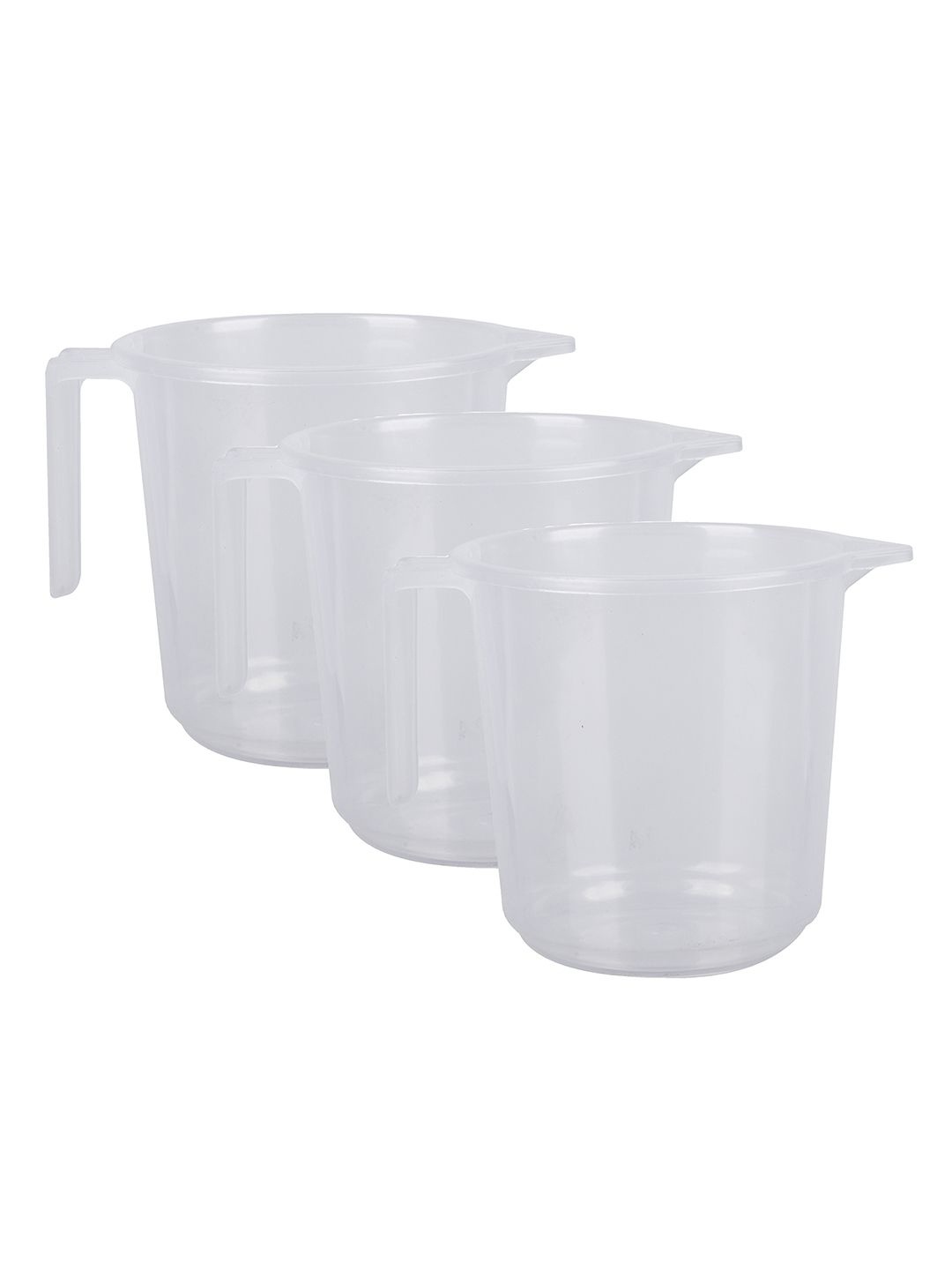 

Kuber Industries Transparent 3 Pieces Bathroom Mug 500ml