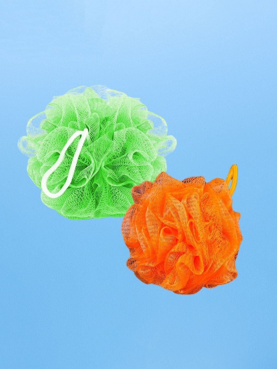 

Basicare Set Of 2 Bath Loofah Sponge- 30 g Each, Green