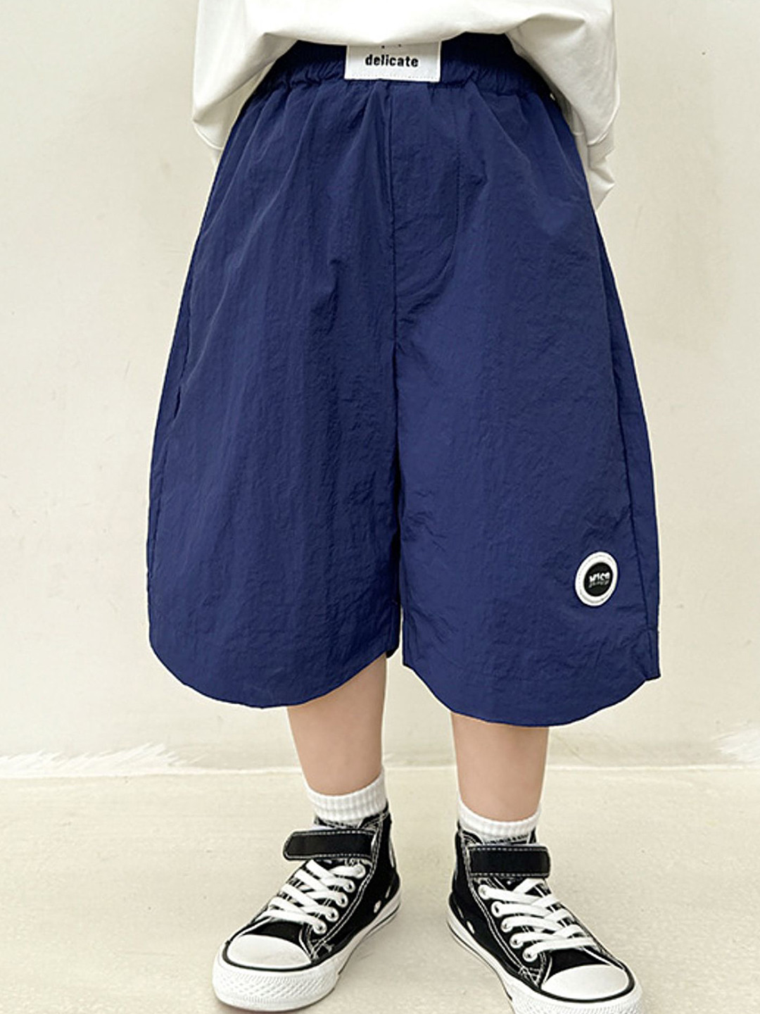

LULU & SKY Boys Loose Fit Shorts, Blue