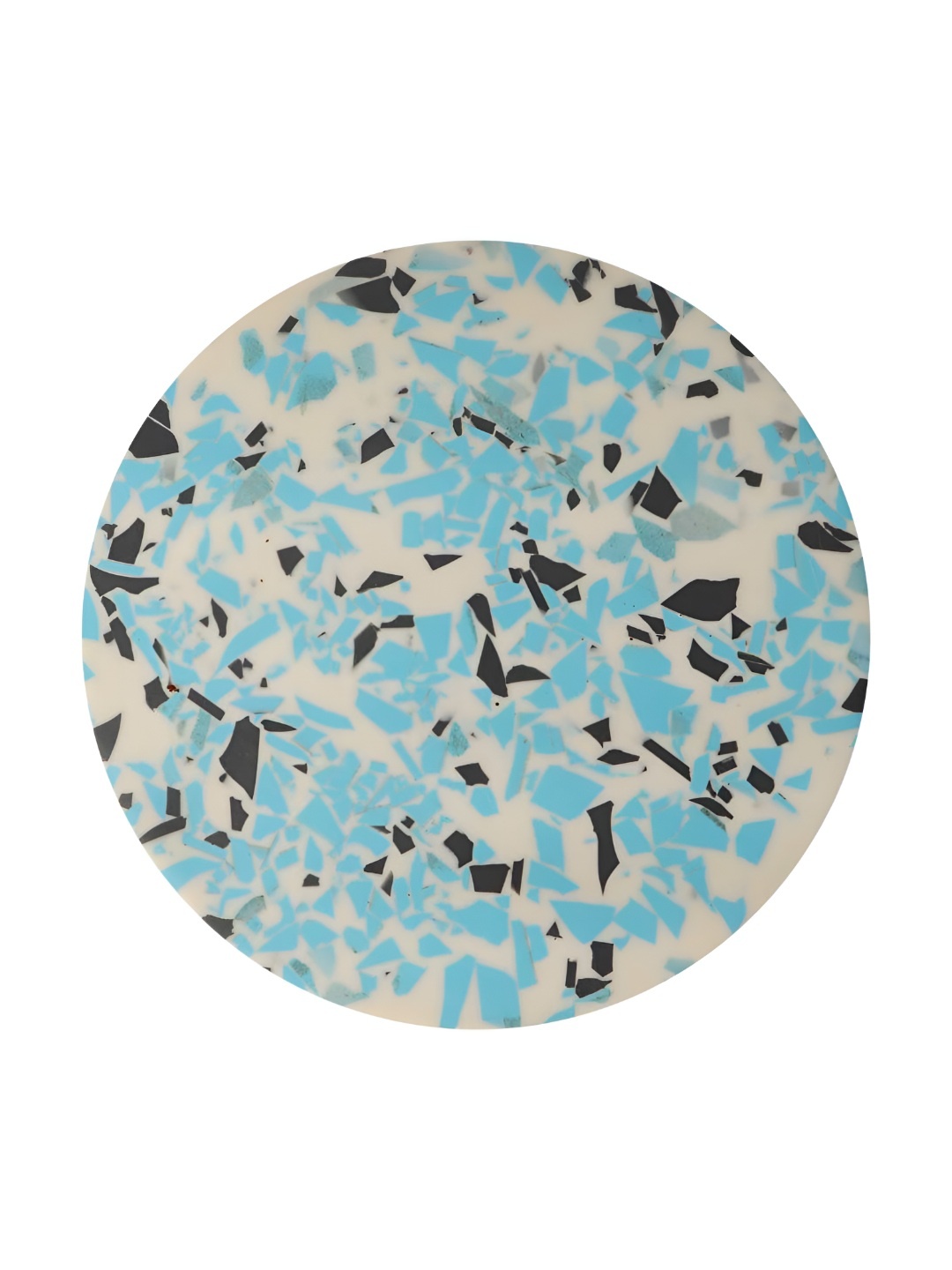 

Indianshelf White & Blue Abstract Printed Wooden Easy to Clean Cake Board