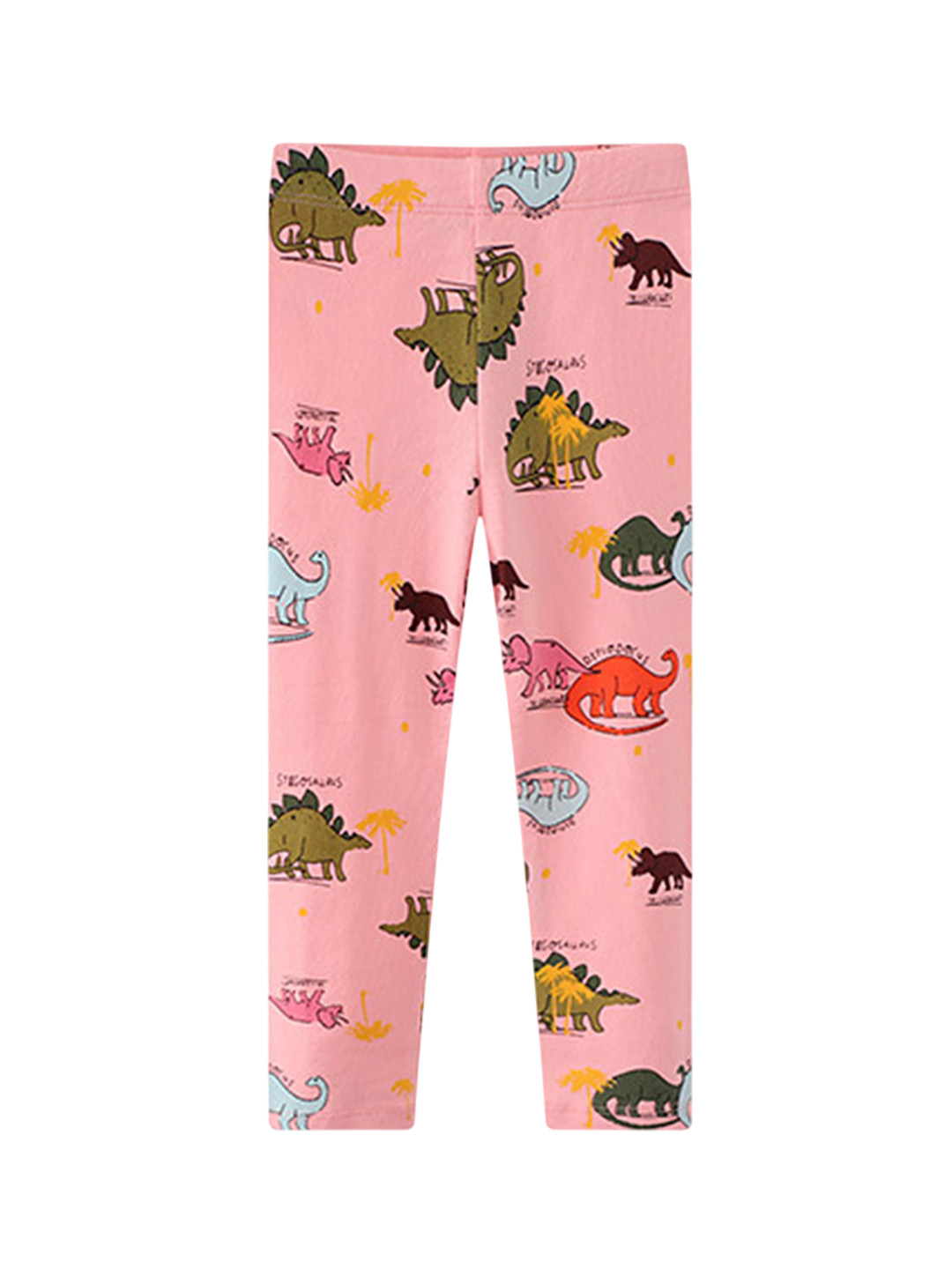 

LULU & SKY Girls Novelty Printed Ankle Length Leggings, Pink