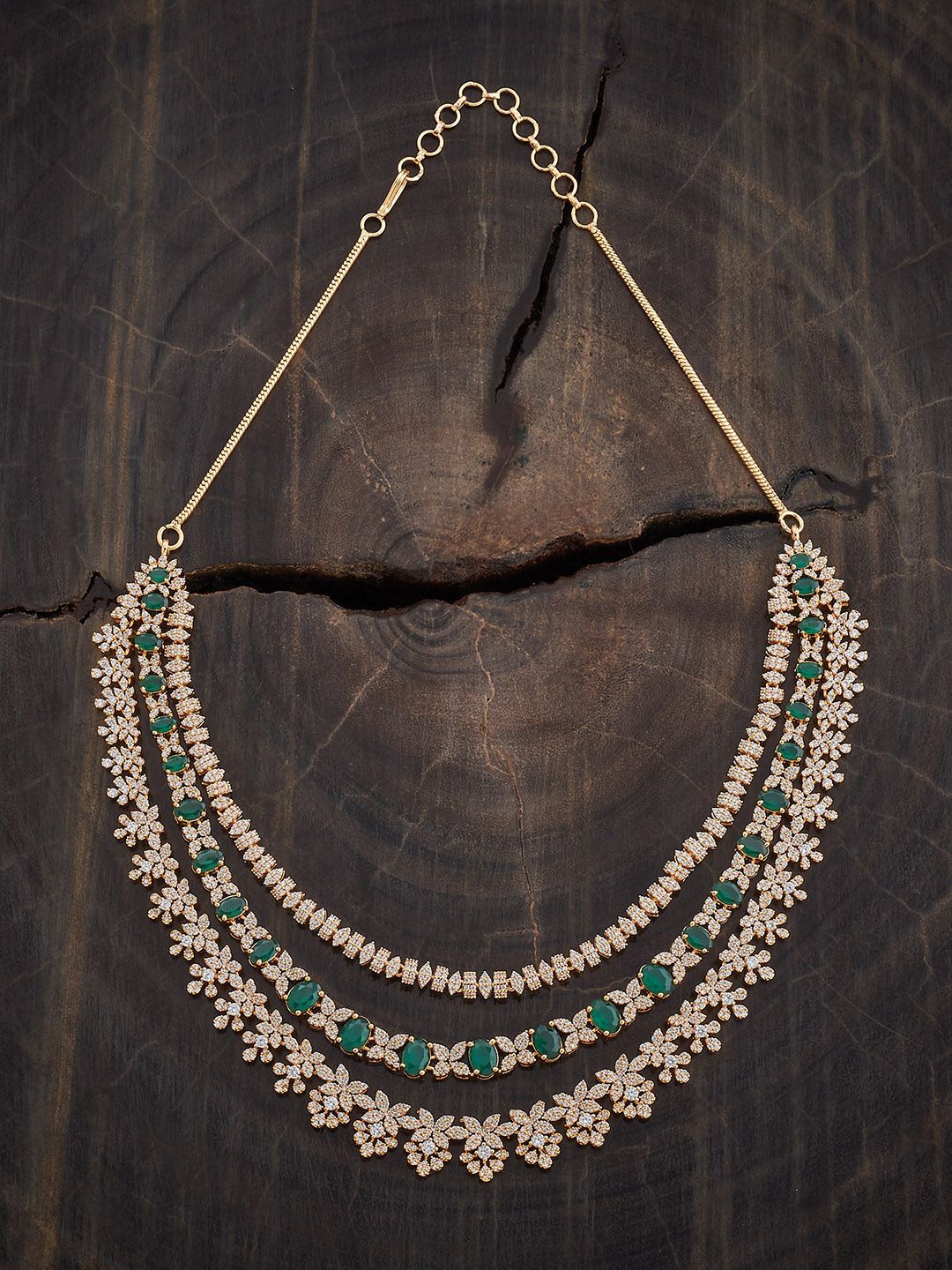 

Kushal's Fashion Jewellery Copper Gold-Plated Necklace