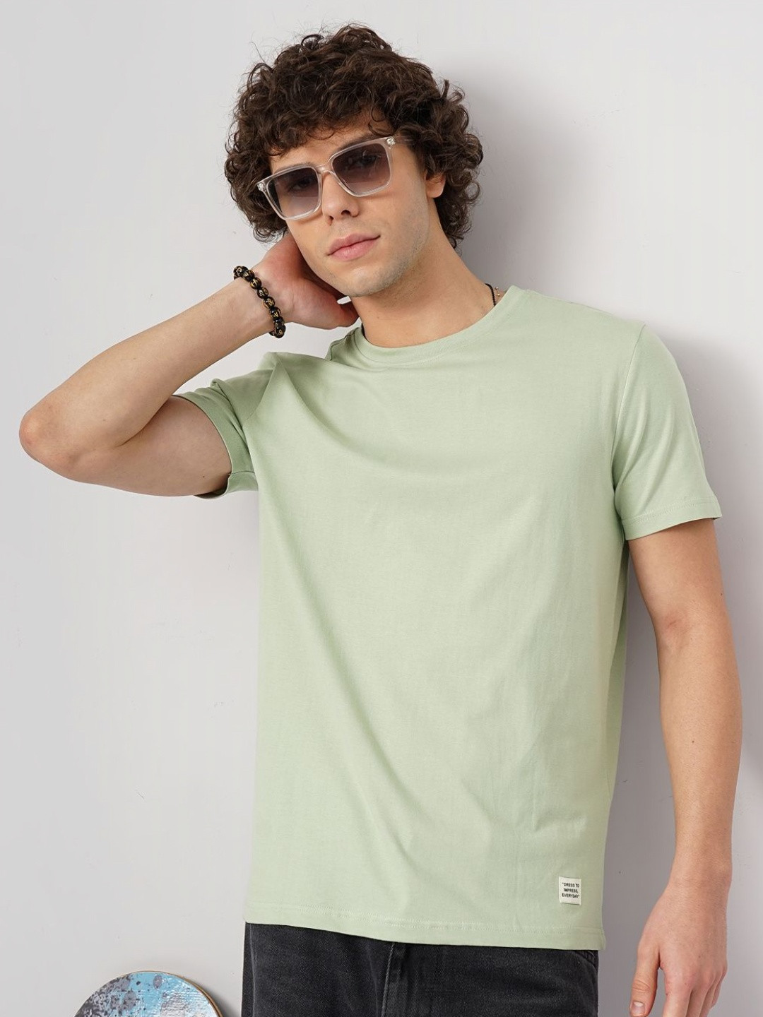 

Genoa Men Slim Fit T-shirt, Green