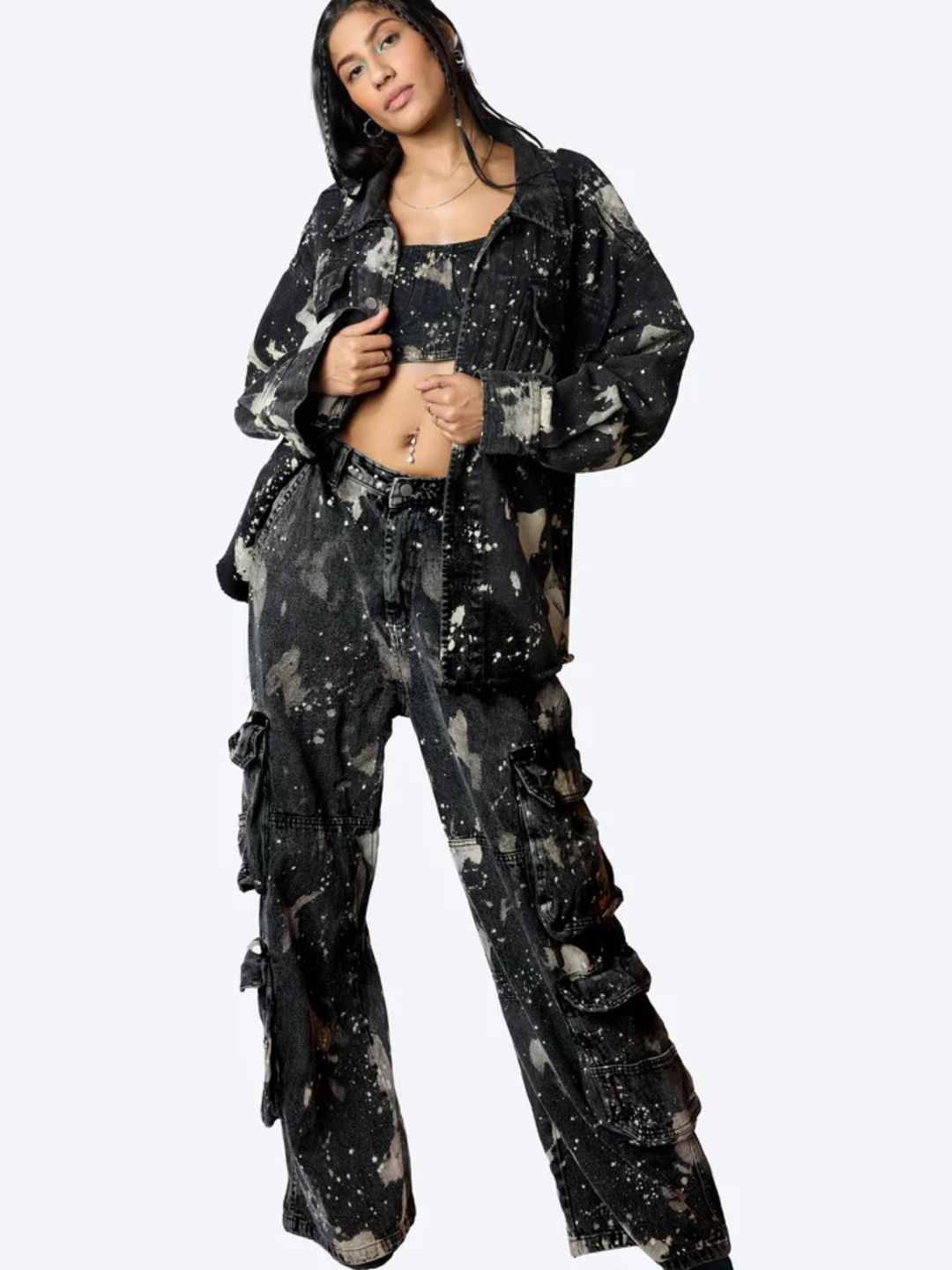 

Chapter 2 Unisex Lightweight Denim Jacket, Black