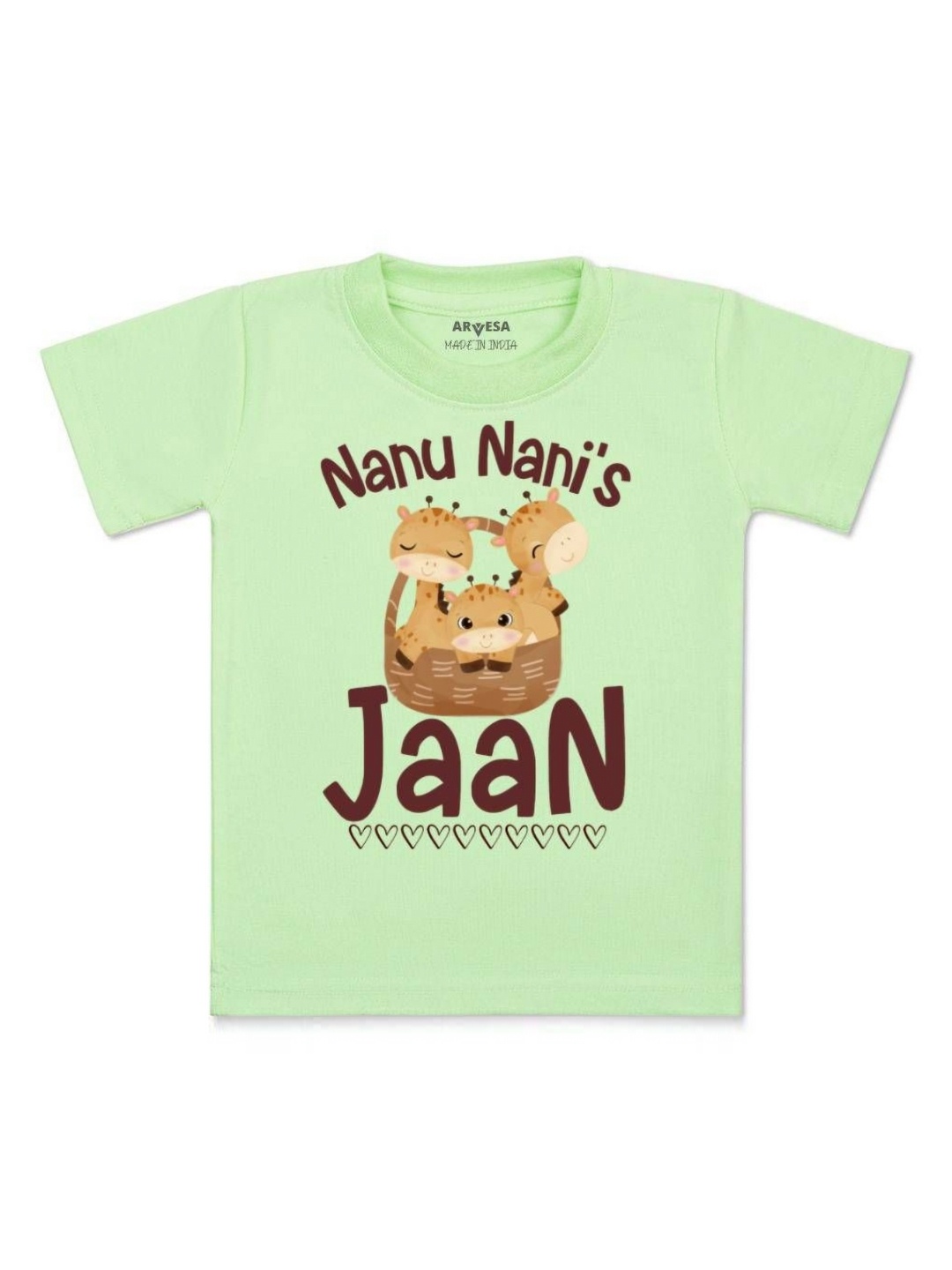 

Arvesa Kids Nanu Nani'S Jaan Printed Tshirt, Green