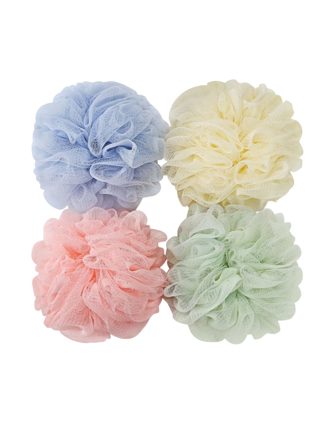 

Basicare Set Of 4 Bath Loofah Sponge- 30 g Each, Yellow