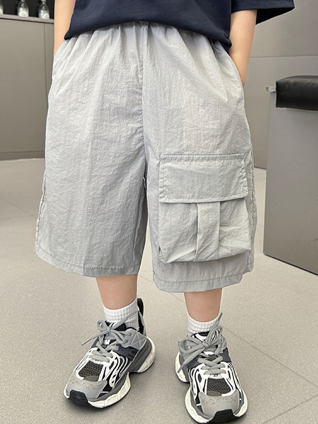 

LULU & SKY Boys Shorts, Grey