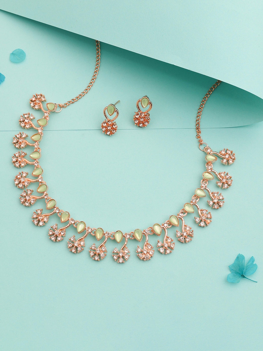 

Anouk Gold-Plated Stone-Studded Jewellery Set